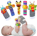 Foot Finders & Wrist Rattles for Infants – Developmental Texture Socks & Baby Wrist Rattle Toys 0–12 Months Buy Now