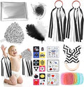 19Pcs Baby Sensory Toy Set – Black & White Crinkle Papers, Foil Blanket, Ribbon Rattles & Sensory Scarves for Newborns 0–12 Months Buy Now